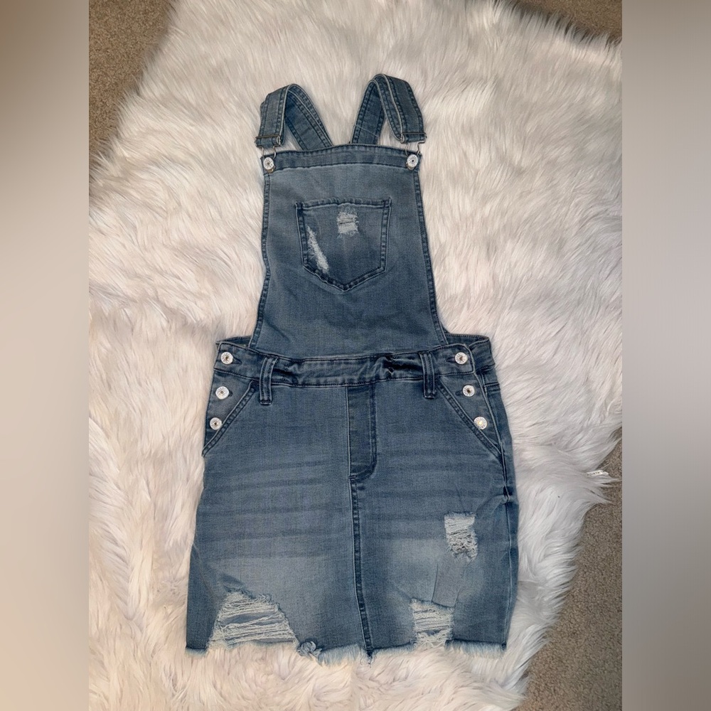 Celebrity Pink Skirted Overalls Small